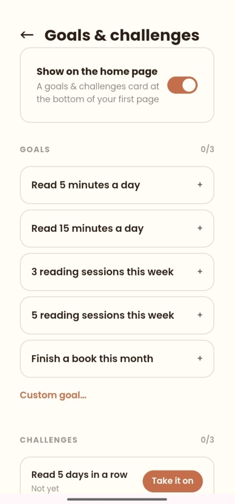 Goals & Challenges